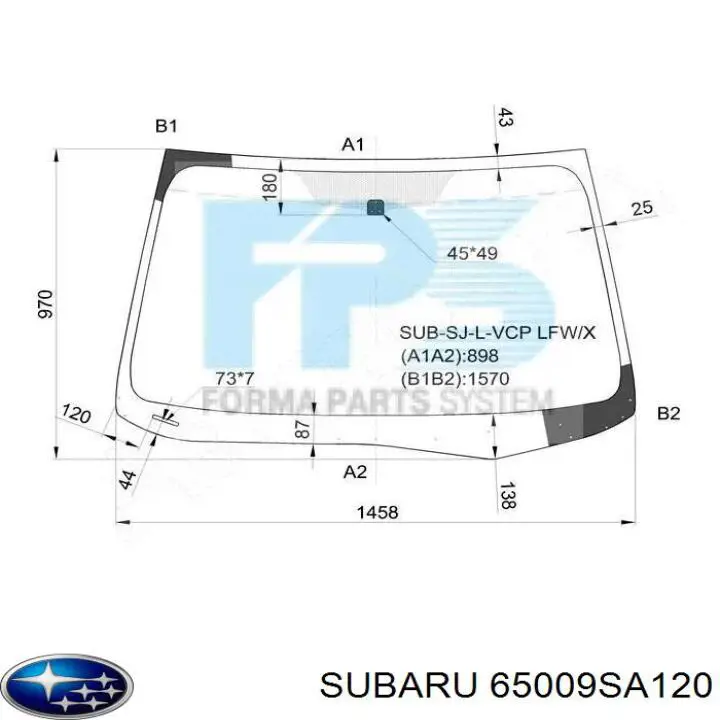 65009SA120 Subaru Автостекло