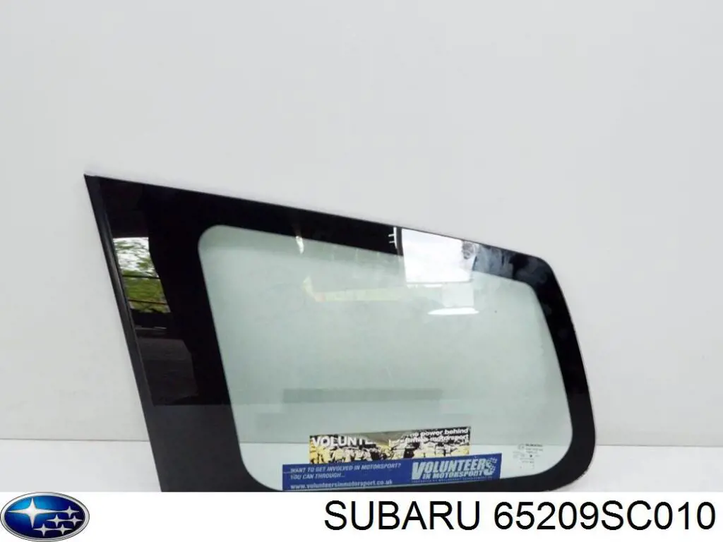Стекло кузова (багажного отсека) левое на Subaru Forester S12, SH
