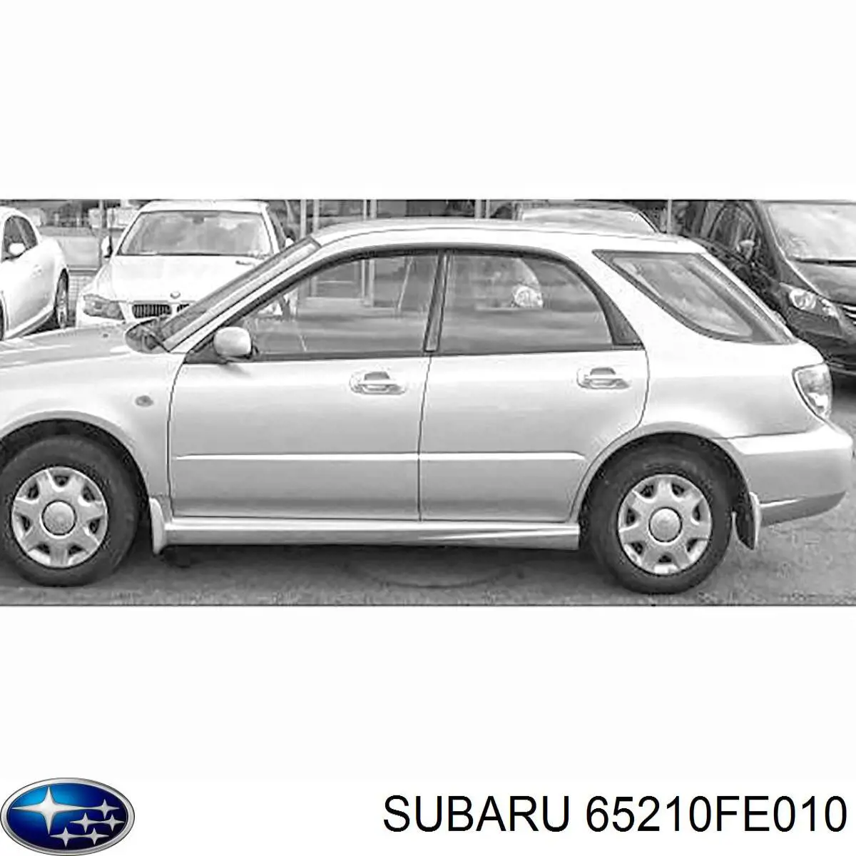65210FE010 Subaru Стекло кузова/багажного отсека, левое