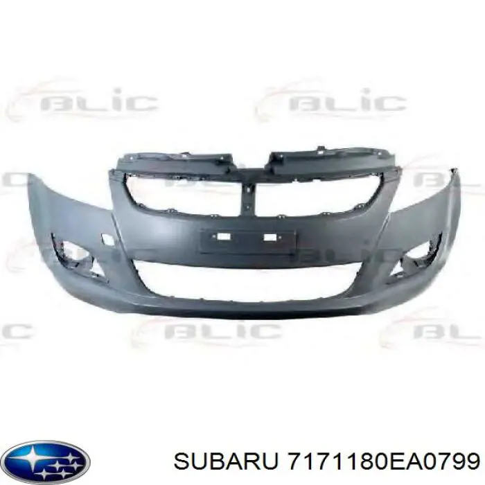 7171180EA0799 Subaru Бампер передний, верхняя часть