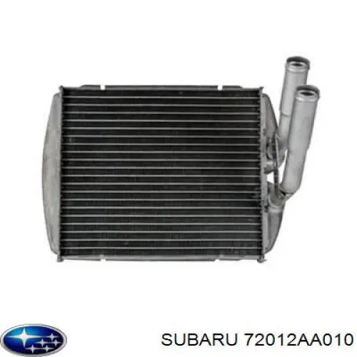 Радиатор печки (отопителя) на Subaru Legacy I 