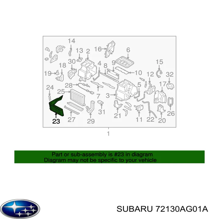 7208N81 Polcar Радиатор отопителя салона