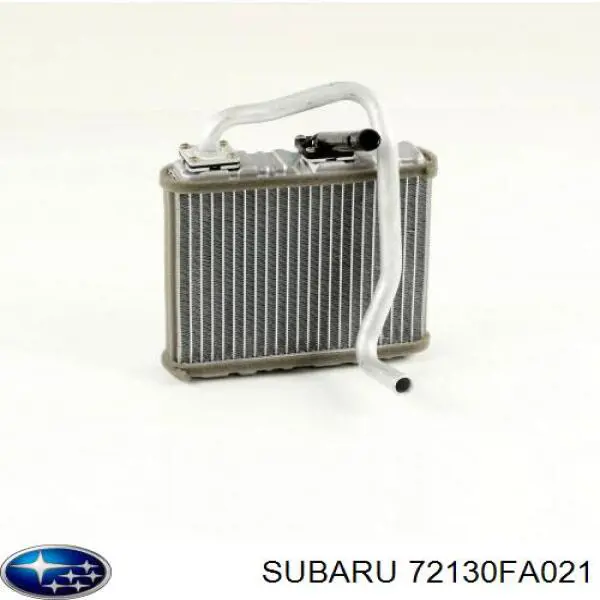 Радиатор печки (отопителя) на Subaru Forester S10
