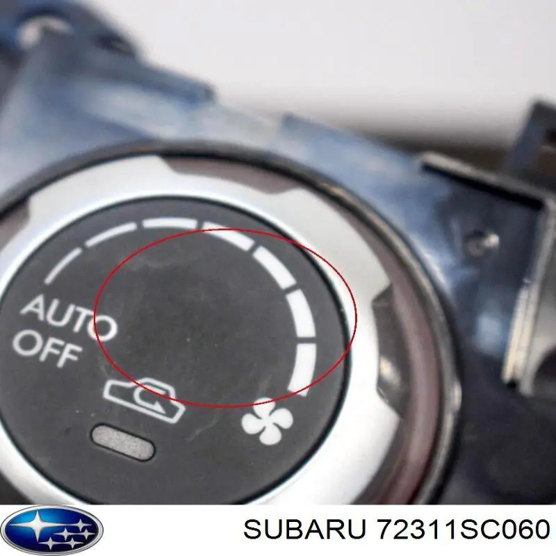 72311SC060 Subaru unidade de controlo dos modos de aquecimento/condicionamento