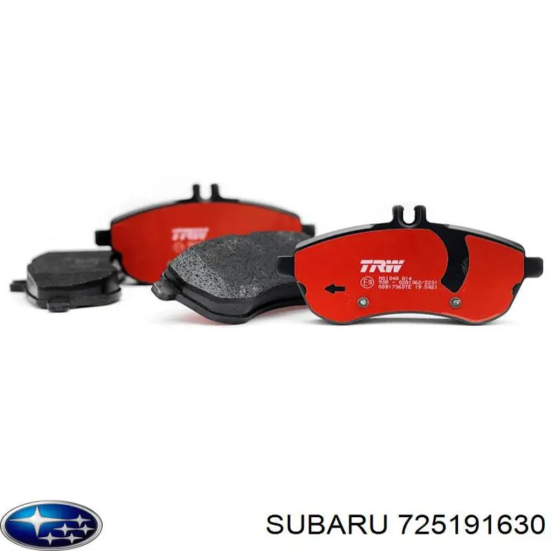 725191630 Subaru Колодки передние