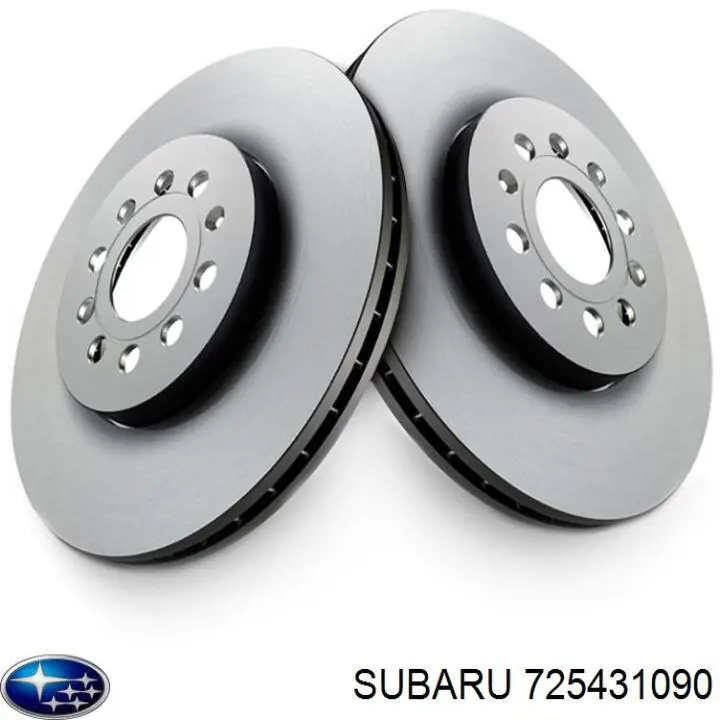 725431090 Subaru диск тормозной передний