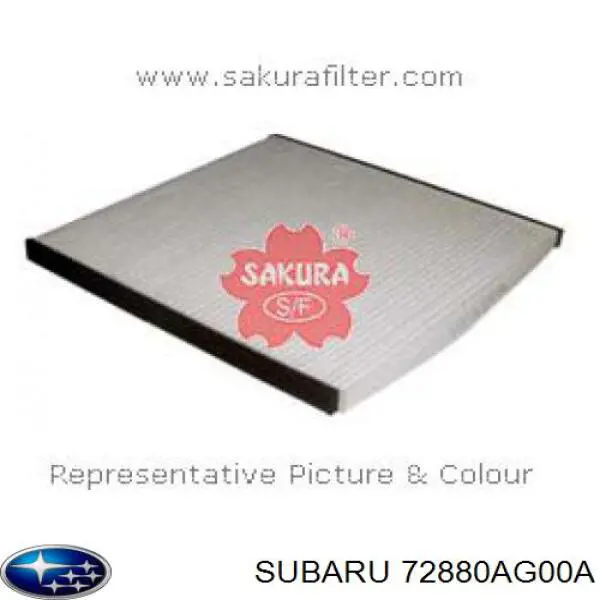 Купить 72880AG00A Subaru Фильтр салона угольный