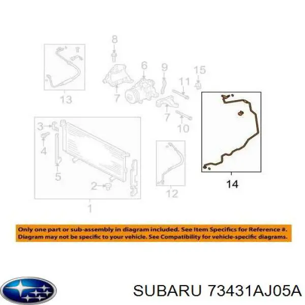  73431AJ05A Subaru