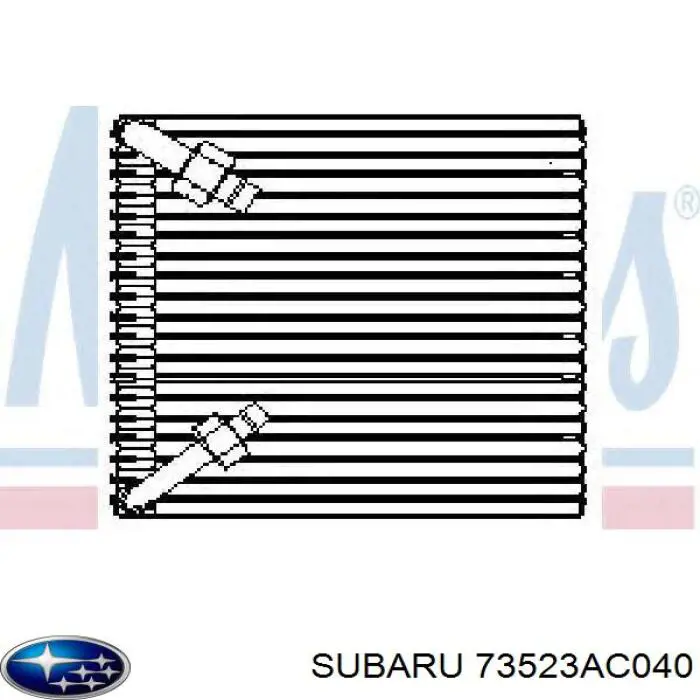 Испаритель кондиционера 73523AC021 Subaru