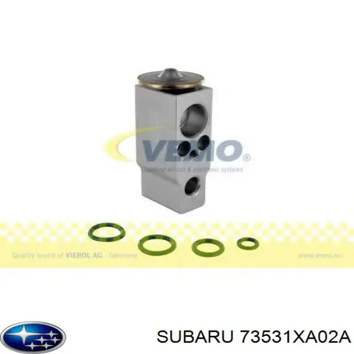 Клапан TRV кондиционера на Subaru B9 Tribeca WX