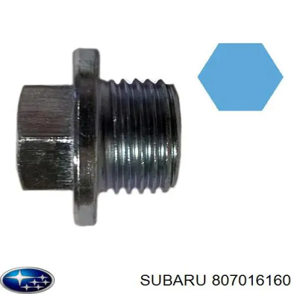 Пробка поддона двигателя Subaru 807016160
