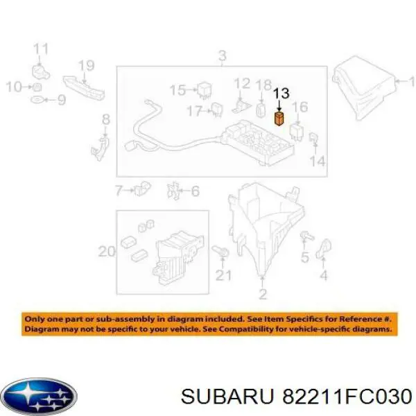  82211FC030 Subaru