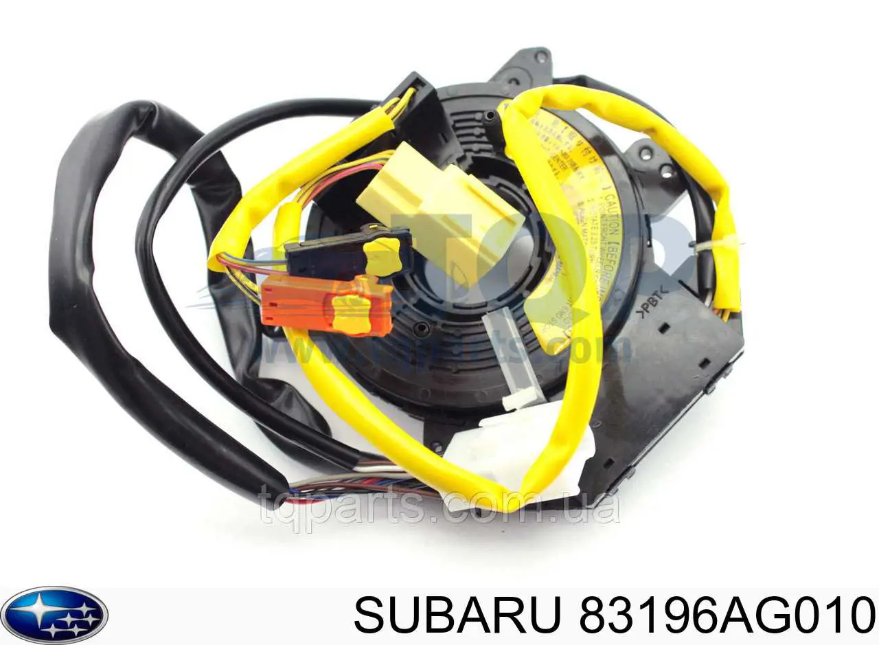 Кольцо AIRBAG контактное, шлейф руля Subaru 83196AG010