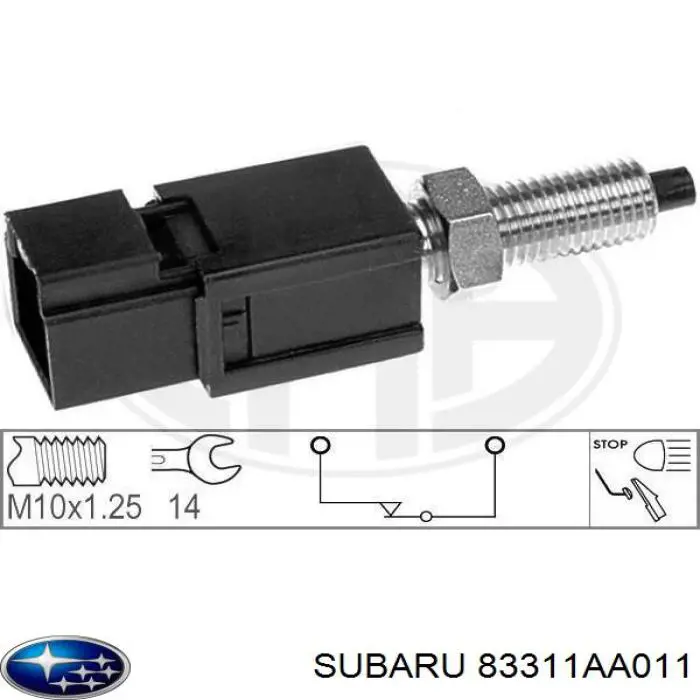 Датчик включення стопсигналу 83311AA011 Subaru