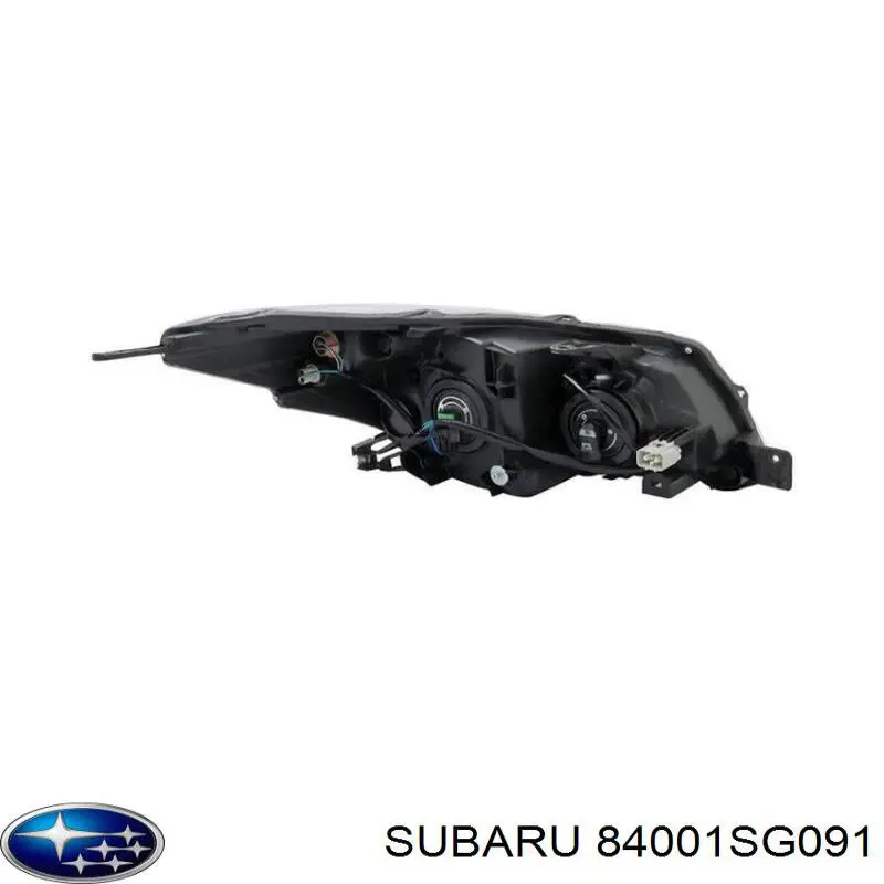 Левая фара 84001SG090 Subaru