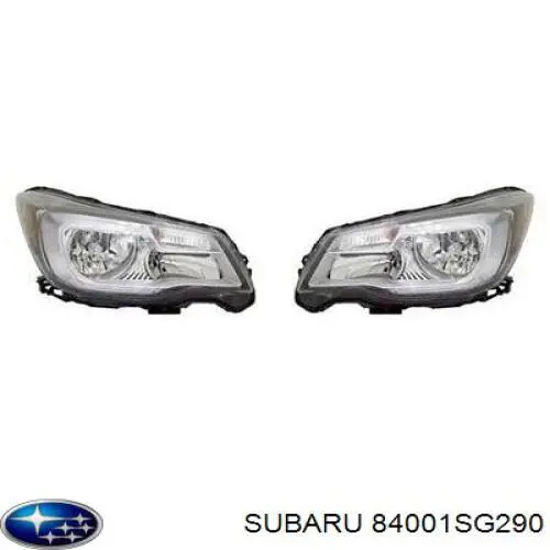 Левая фара 84001SG290 Subaru