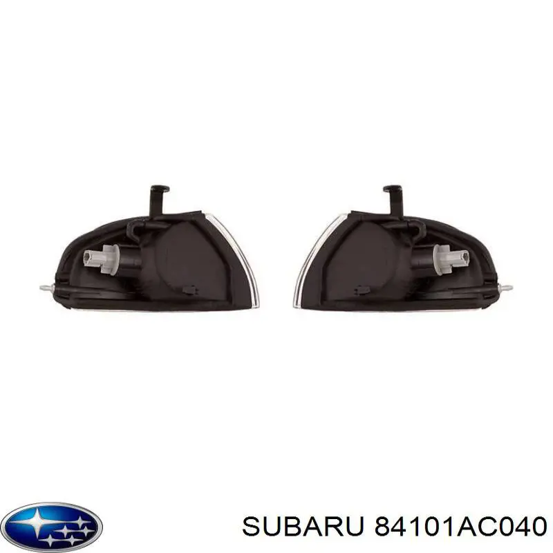 Стекло указателя поворота правого на Subaru Legacy II 
