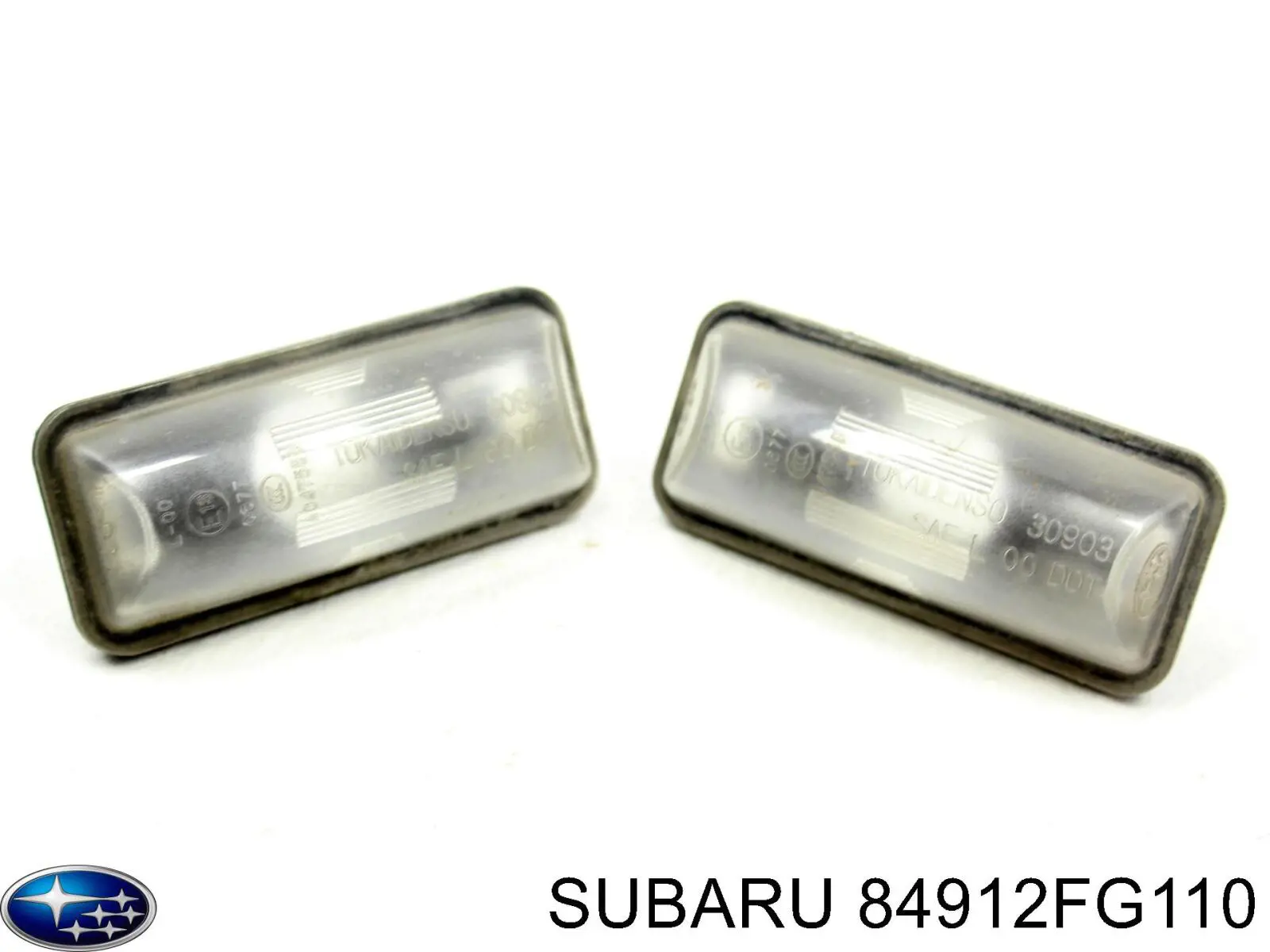 Фонарь подсветки номерного знака 84912FG110 Subaru