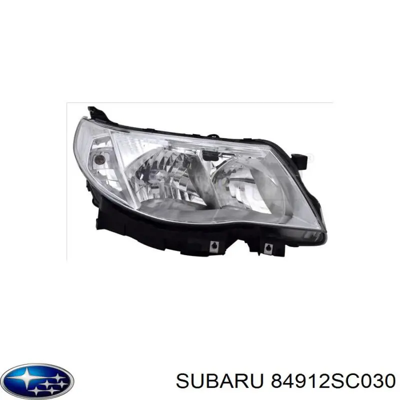 Фара левая 84912SC030 Subaru