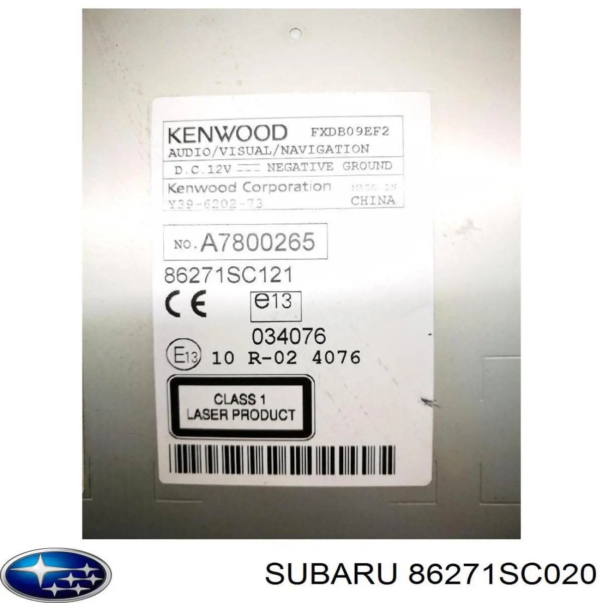  Subaru 86271FG020 цена, от 180.94 USD