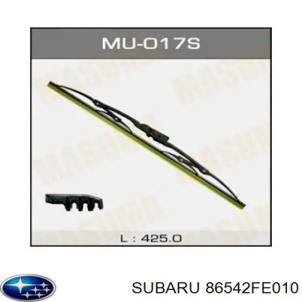 86542FE010 Subaru щетка-дворник лобового стекла пассажирская
