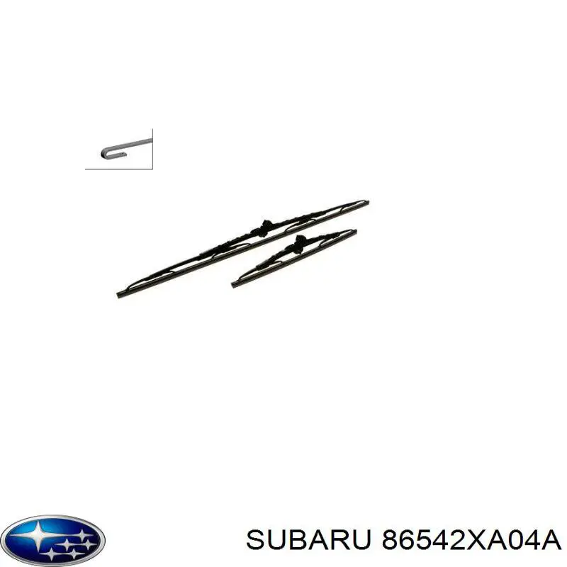 Щетка-дворник лобового стекла водительская Subaru 86542XA04A