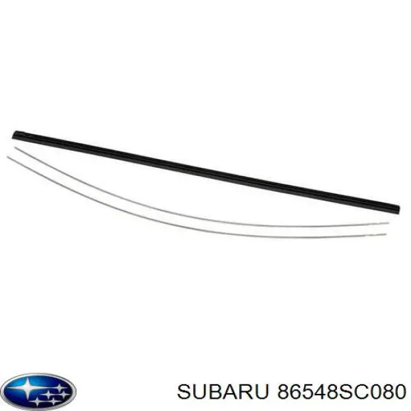 Резинка щетки стеклоочистителя заднего стекла Subaru 86548XA09A цена, от 12.47 USD