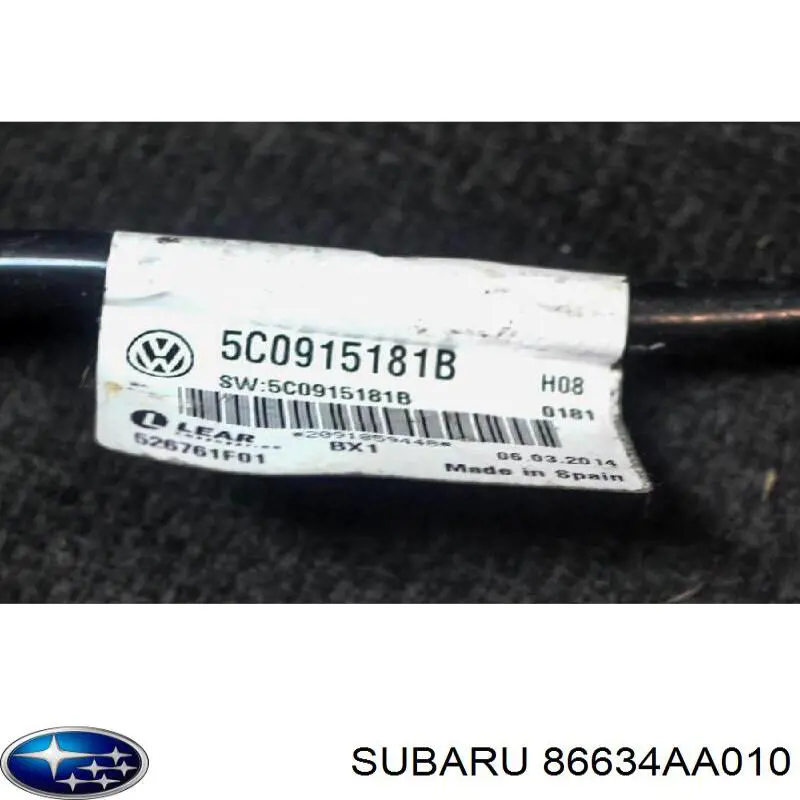  86634AA010 Subaru