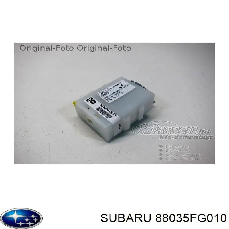 88035FG010 Subaru unidade de controlo do fecho central