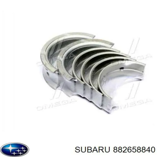 Вкладыши коленвала коренные, комплект, стандарт (STD) Subaru 882658840
