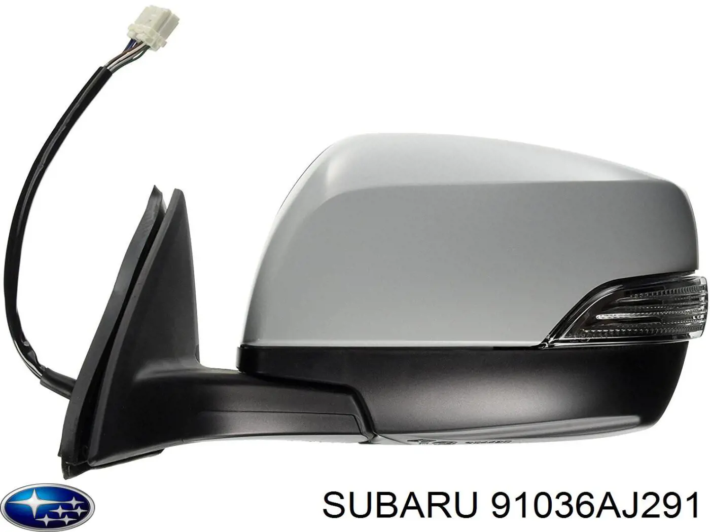 Левое боковое зеркало 91036AJ291 Subaru