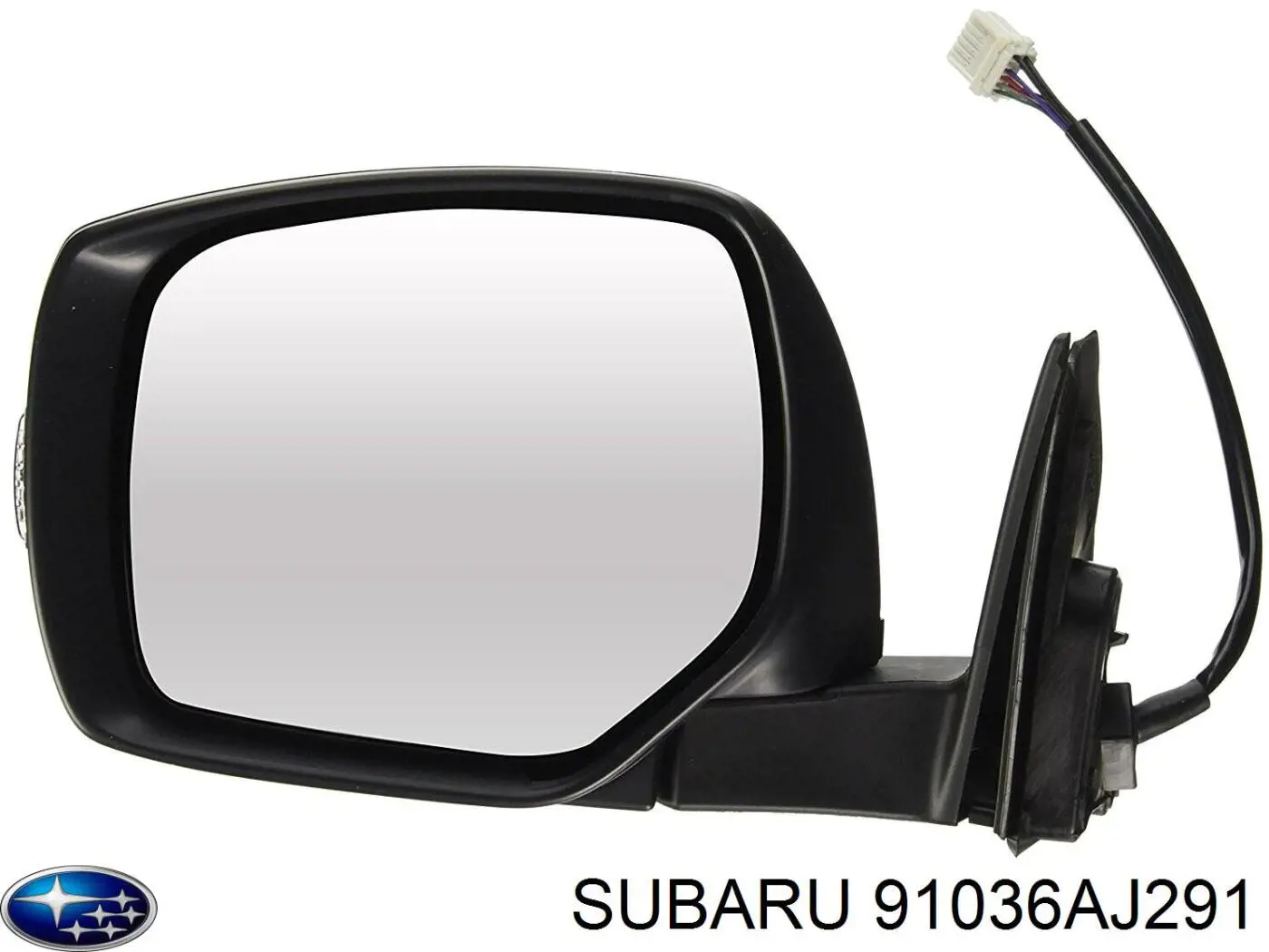  Левое боковое зеркало Subaru Outback 4