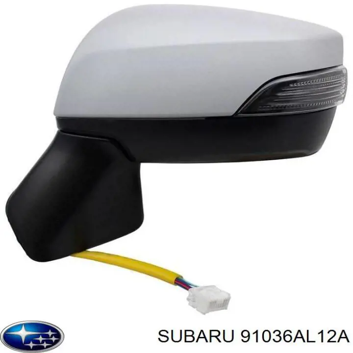 Купить 91036AL12A Subaru Наружное зеркало левое