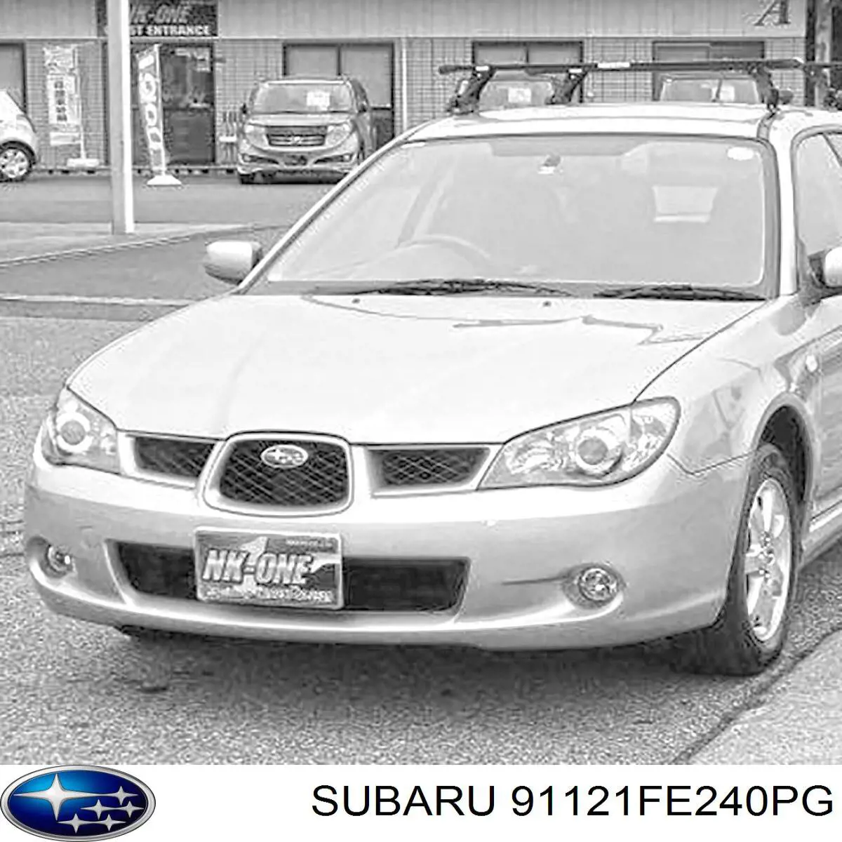 91121FE240PG Subaru Решетка радиатора правая