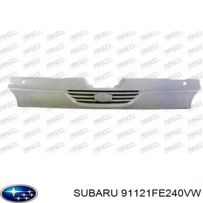 Решетка радиатора правая на Subaru Impreza II 