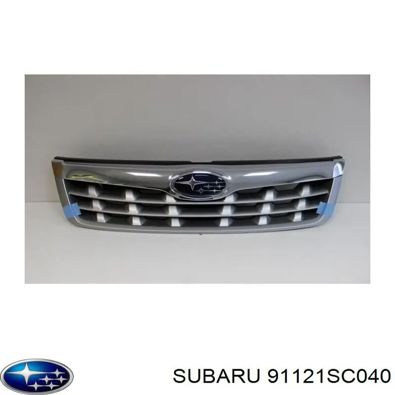 91121SC040 Subaru grelha do radiador