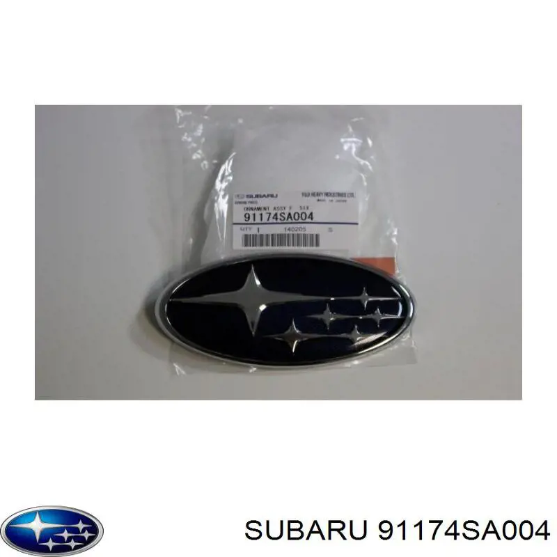 Эмблема решетки радиатора 91174SA002 Subaru