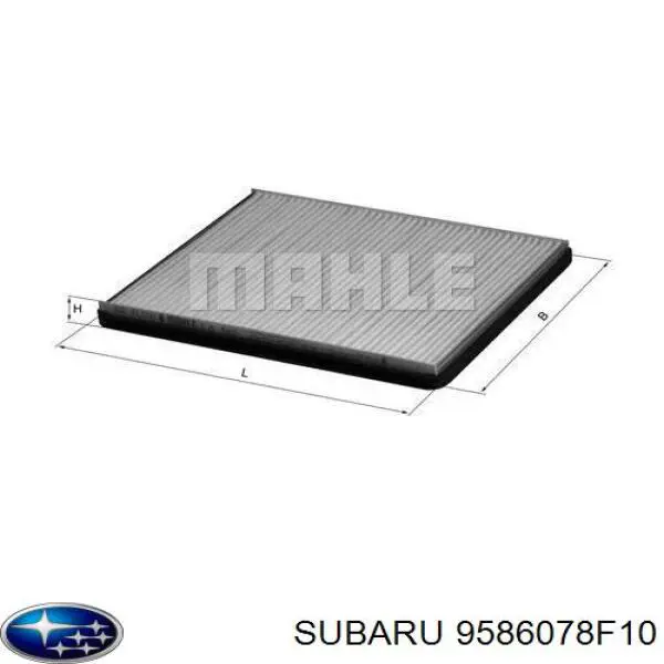 9586078F10 Subaru фильтр салона