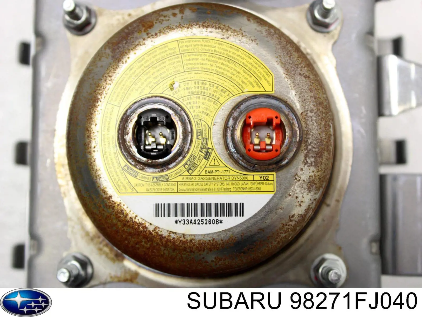 Подушка безопасности (AIRBAG) пассажирская Subaru 98271FJ040 цена, от 71.95 USD