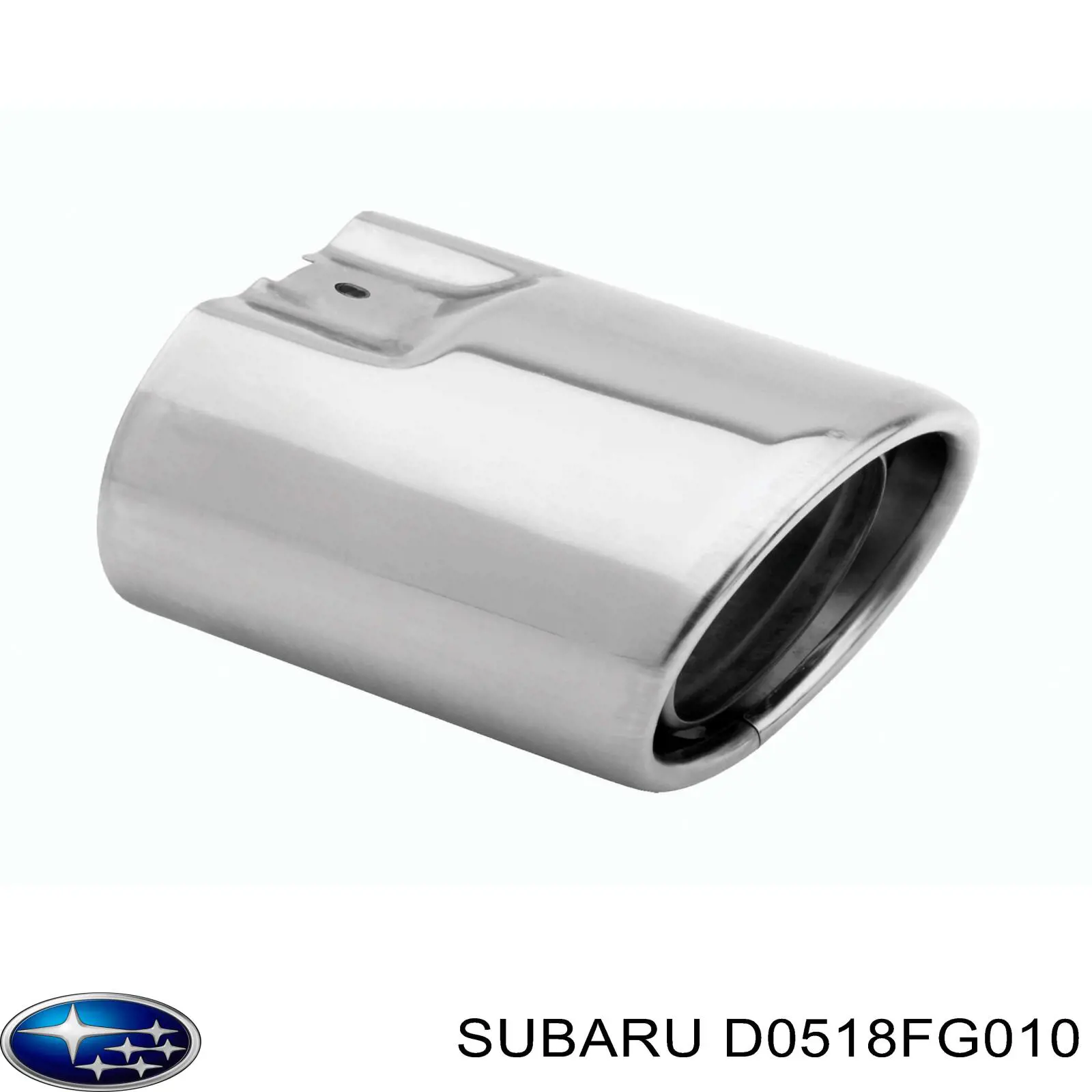Насадка на глушитель на Subaru Forester S12, SH