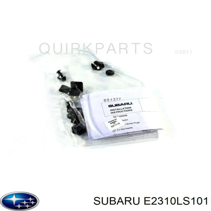 E2310LS001 Subaru Спойлер на капот
