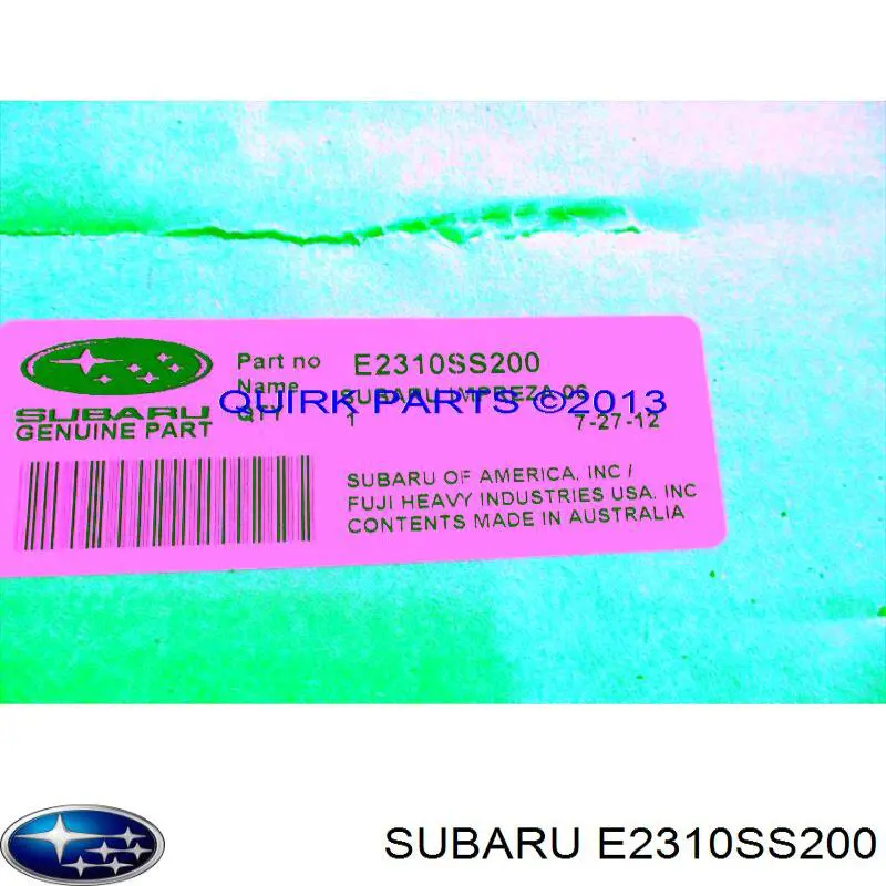 Defletor da capota Subaru Impreza II GD, GG