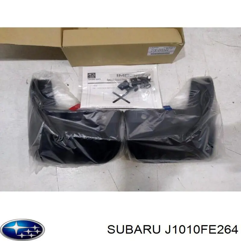 Брызговики задние, комплект на Subaru Impreza II 