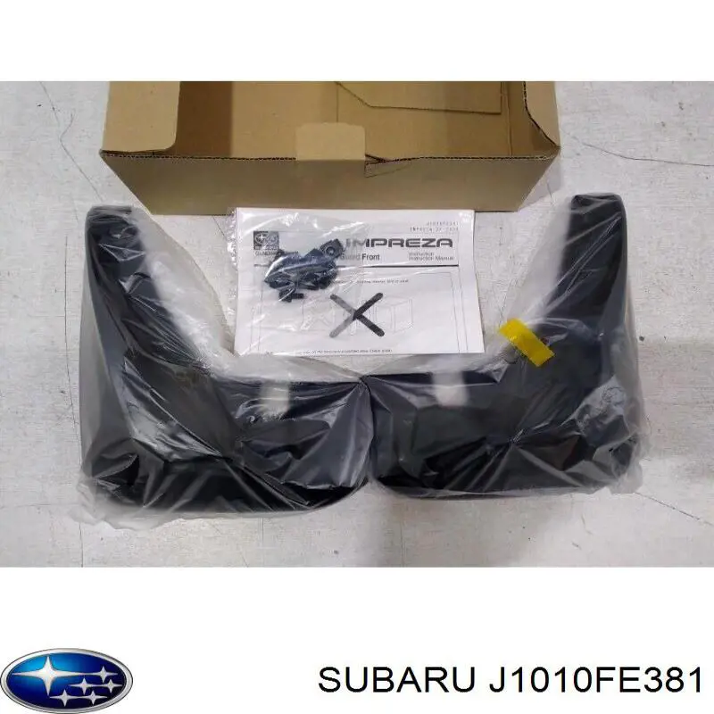 Брызговики передние, комплект Subaru J1010FE381