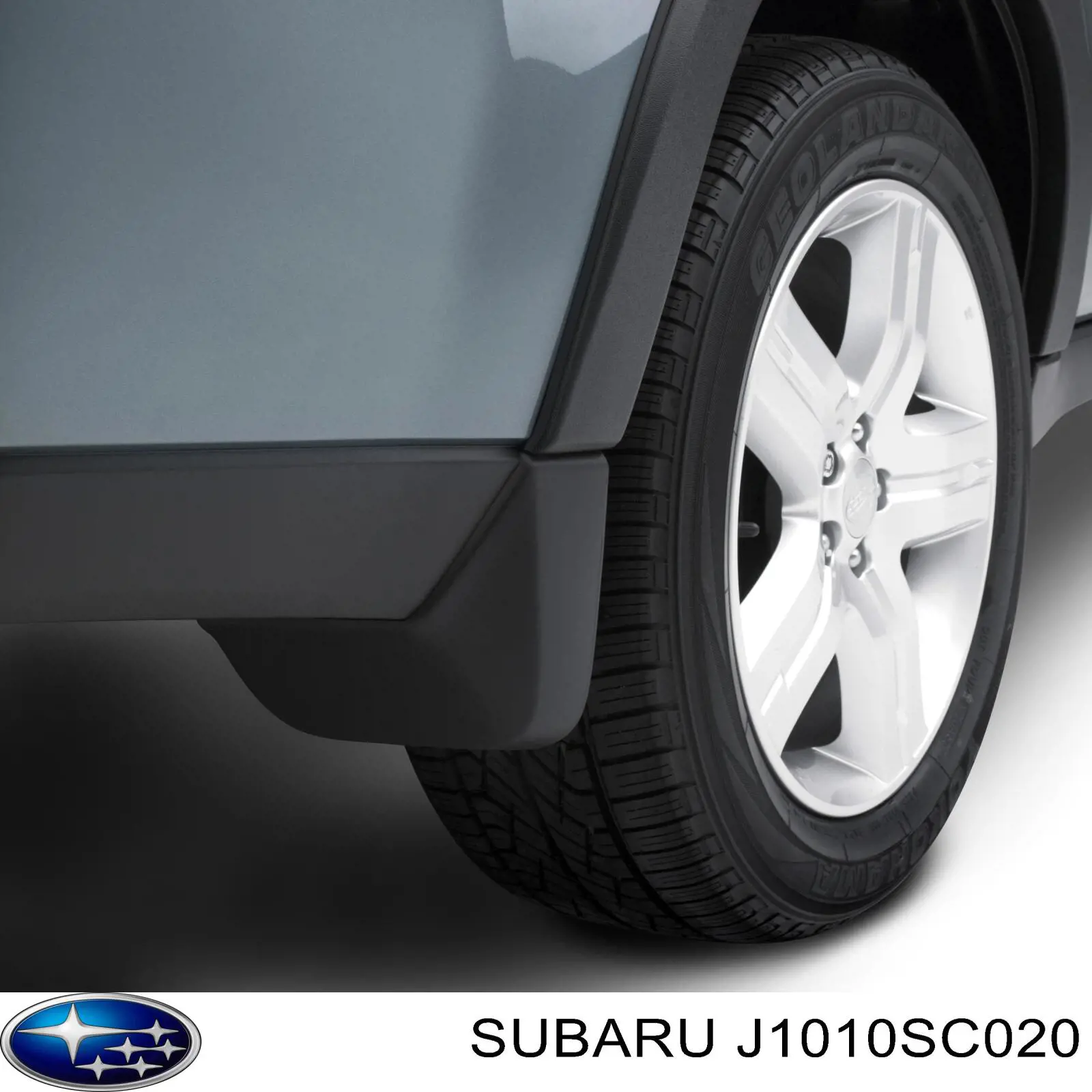 Брызговики передние+задние, комплект на Subaru Forester S12, SH