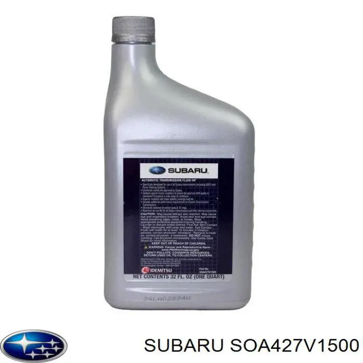 Масло трансмиссионное Subaru SOA427V1500 цена, от 16.06 USD