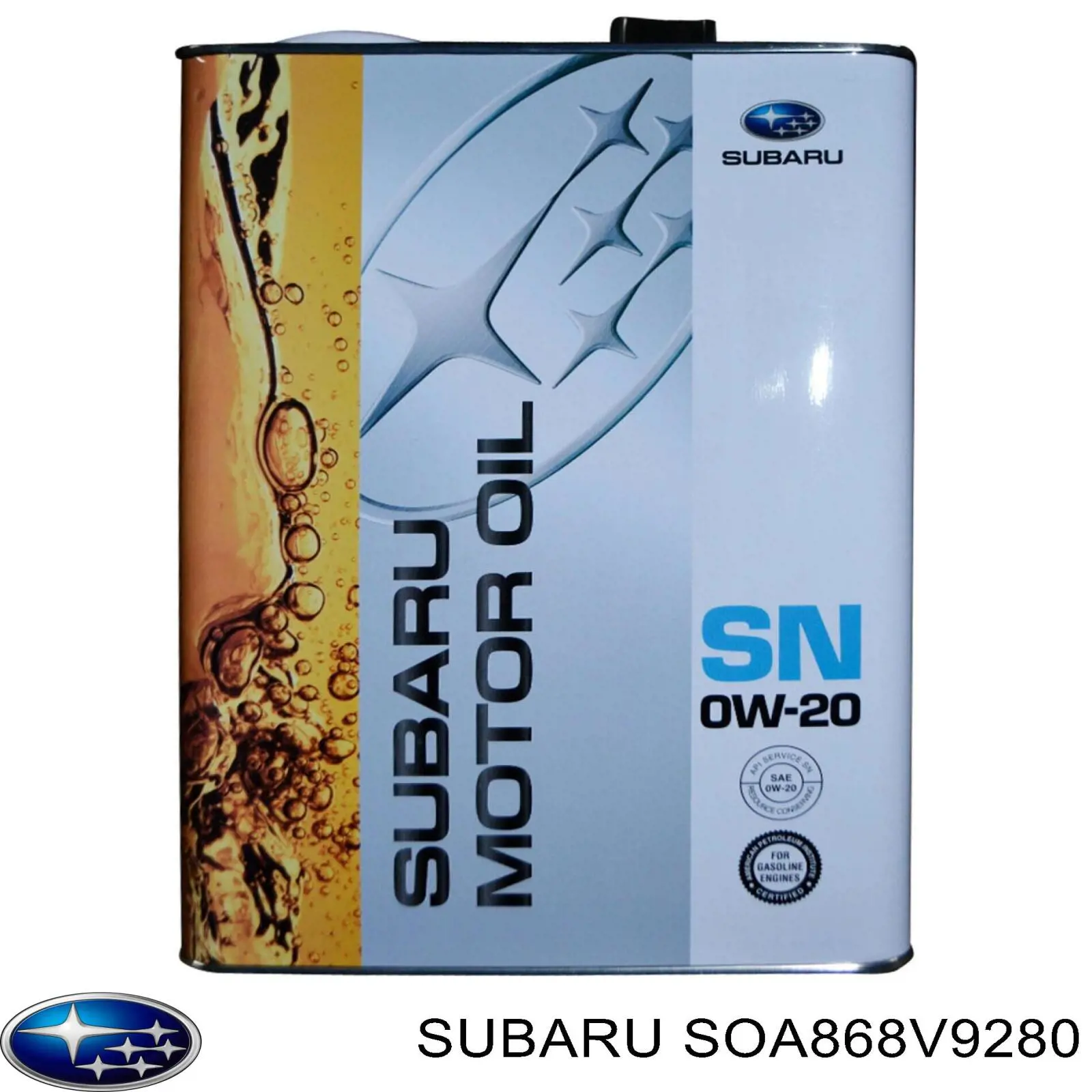 Синтетическое моторное масло Subaru Motor Oil 5w 4 л купить в Москве по цене руб