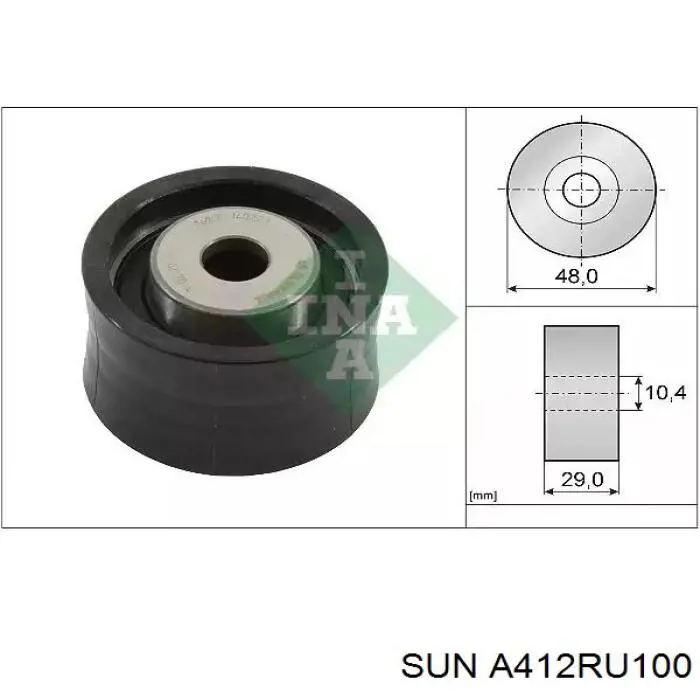 Ремень ГРМ A412RU100 SUN