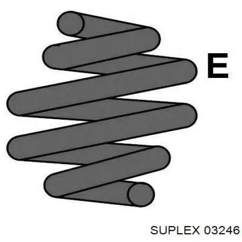 03246 Suplex пружина передняя