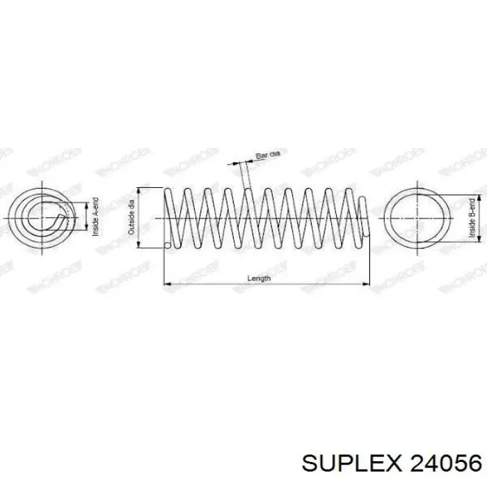 Пружина задняя Monroe SP3402